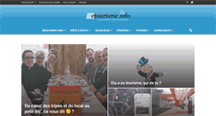 Desktop Screenshot of etourisme.info